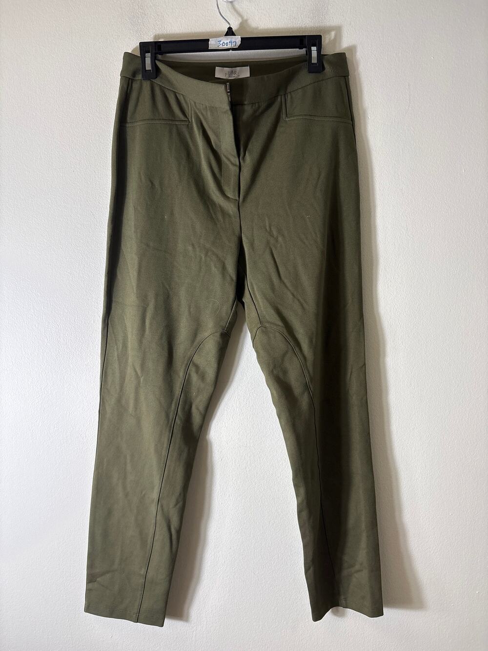 NWT Pearl by Lela Rose Olive Ponte Stephanie Pant Sz 12
